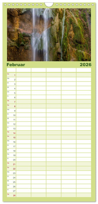 Naturwunder Plitvicer Seen (CALVENDO Familienplaner 2026)