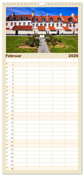 Belgien - Grafschaft Flandern (CALVENDO Familienplaner 2026)