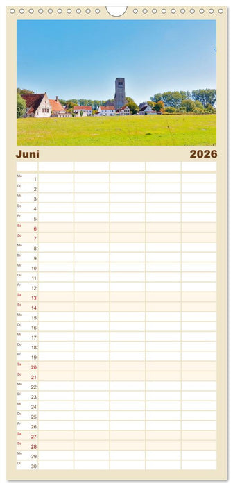 Belgien - Grafschaft Flandern (CALVENDO Familienplaner 2026)