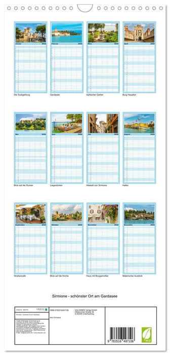 Sirmione - schönster Ort am Gardasee (CALVENDO Familienplaner 2026)