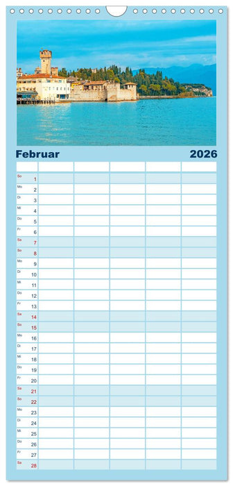 Sirmione - schönster Ort am Gardasee (CALVENDO Familienplaner 2026)