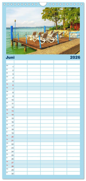 Sirmione - schönster Ort am Gardasee (CALVENDO Familienplaner 2026)