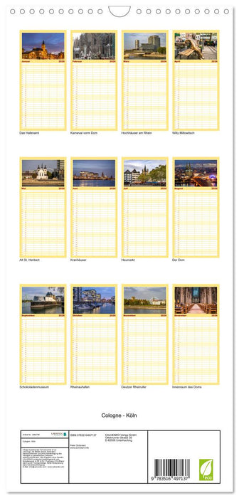 Cologne - Köln (CALVENDO Familienplaner 2026)