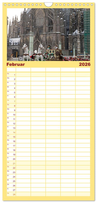 Cologne - Köln (CALVENDO Familienplaner 2026)