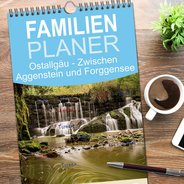 Ostallgäu - Zwischen Aggenstein und Forggensee (CALVENDO Familienplaner 2026)