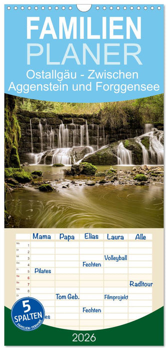 Ostallgäu - Zwischen Aggenstein und Forggensee (CALVENDO Familienplaner 2026)
