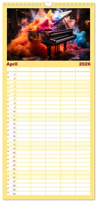 Konzert der Farben (CALVENDO Familienplaner 2026)