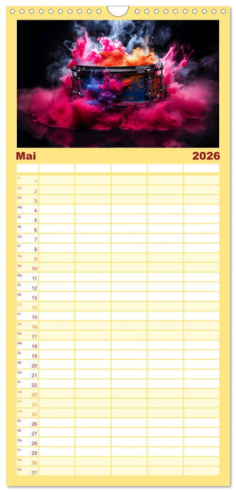 Konzert der Farben (CALVENDO Familienplaner 2026)
