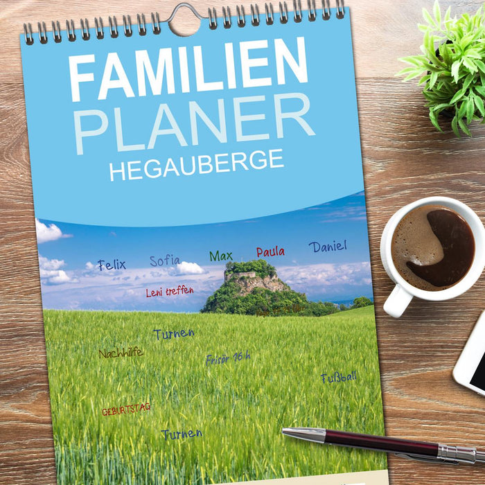HEGAUBERGE (CALVENDO Familienplaner 2026)