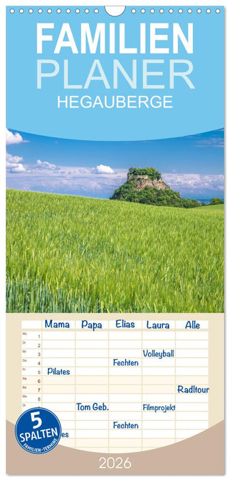 HEGAUBERGE (CALVENDO Familienplaner 2026)