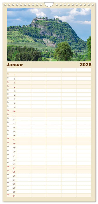 HEGAUBERGE (CALVENDO Familienplaner 2026)