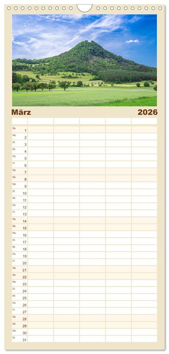 HEGAUBERGE (CALVENDO Familienplaner 2026)