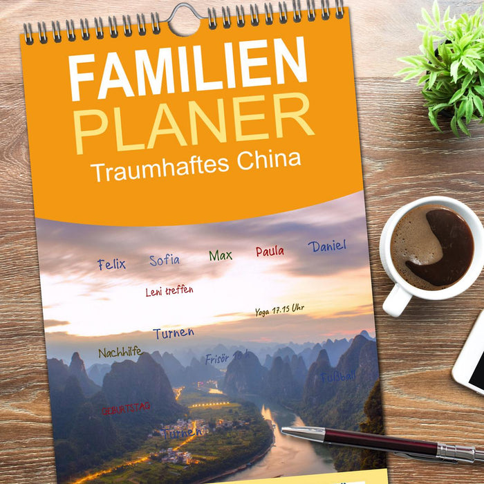 Traumhaftes China (CALVENDO Familienplaner 2026)