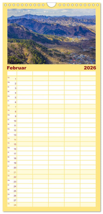 Traumhaftes China (CALVENDO Familienplaner 2026)