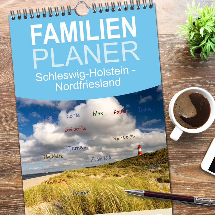 Schleswig-Holstein - Nordfriesland (CALVENDO Familienplaner 2026)