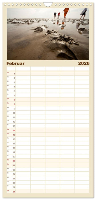 Schleswig-Holstein - Nordfriesland (CALVENDO Familienplaner 2026)