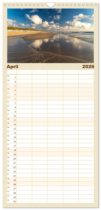 Schleswig-Holstein - Nordfriesland (CALVENDO Familienplaner 2026)