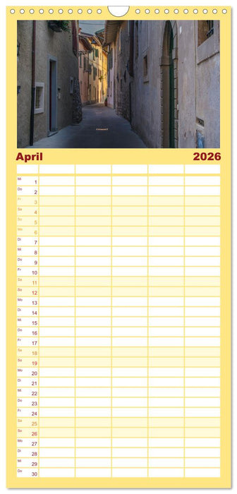 Romantischer Lago d'Iseo (CALVENDO Familienplaner 2026)