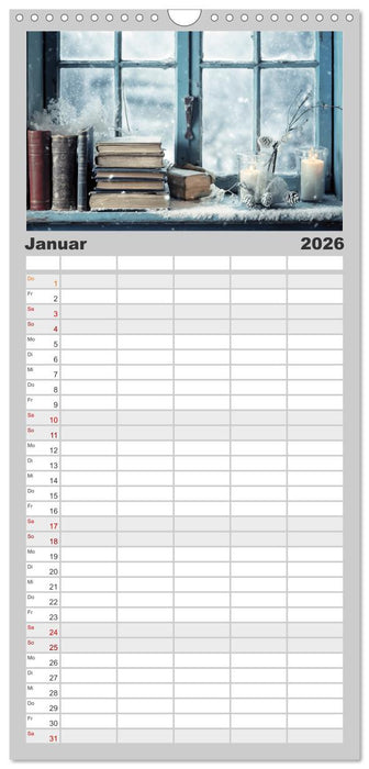 Bücherzauber (CALVENDO Familienplaner 2026)