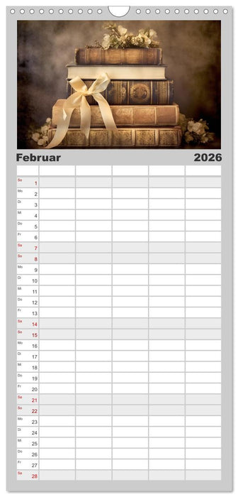 Bücherzauber (CALVENDO Familienplaner 2026)