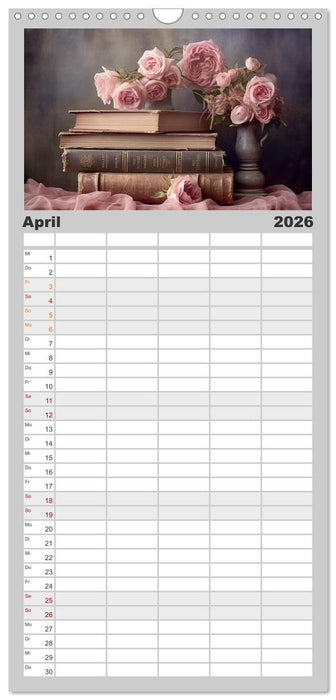 Bücherzauber (CALVENDO Familienplaner 2026)