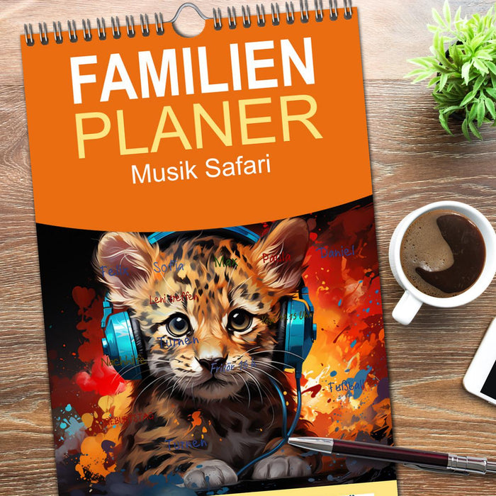 Musik Safari (CALVENDO Familienplaner 2026)