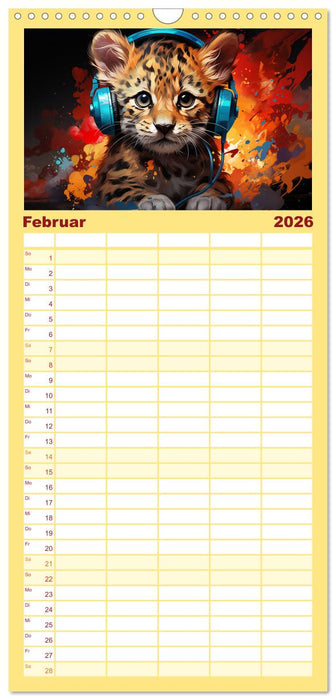 Musik Safari (CALVENDO Familienplaner 2026)