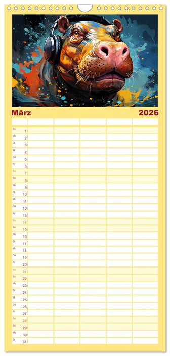 Musik Safari (CALVENDO Familienplaner 2026)