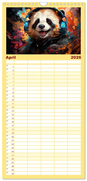 Musik Safari (CALVENDO Familienplaner 2026)