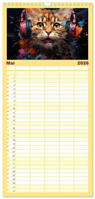 Musik Safari (CALVENDO Familienplaner 2026)