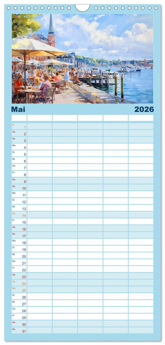 Hafenkante - Ein Leben mit und für den Hafen (CALVENDO Familienplaner 2026)
