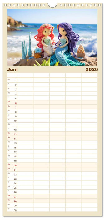 Häkelliebe - Fantasie in Maschen einfangen (CALVENDO Familienplaner 2026)