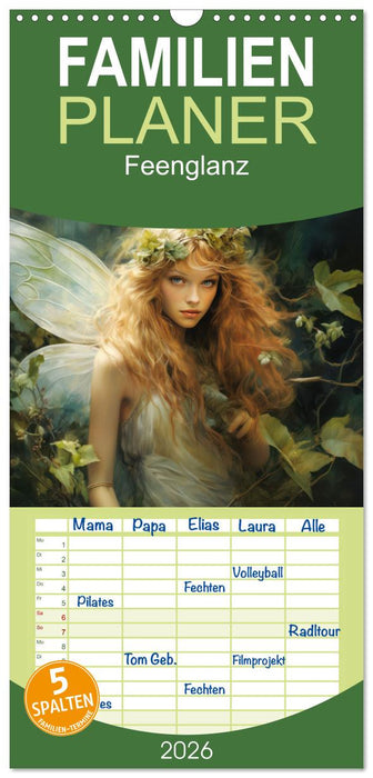 Feenglanz (CALVENDO Familienplaner 2026)