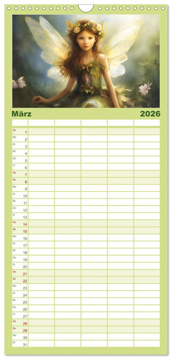 Feenglanz (CALVENDO Familienplaner 2026)