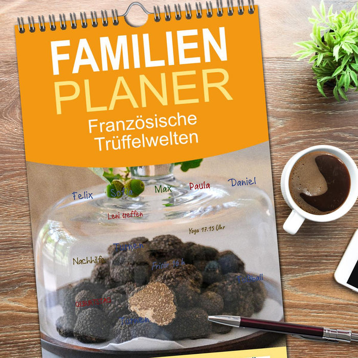 Französische Trüffelwelten (CALVENDO Familienplaner 2026)