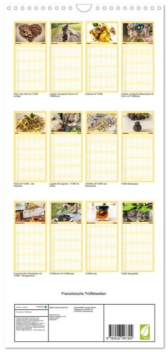 Französische Trüffelwelten (CALVENDO Familienplaner 2026)
