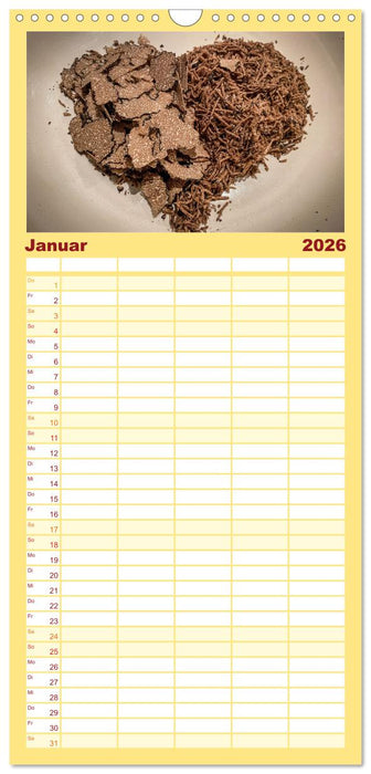 Französische Trüffelwelten (CALVENDO Familienplaner 2026)