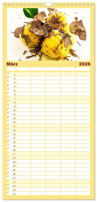 Französische Trüffelwelten (CALVENDO Familienplaner 2026)