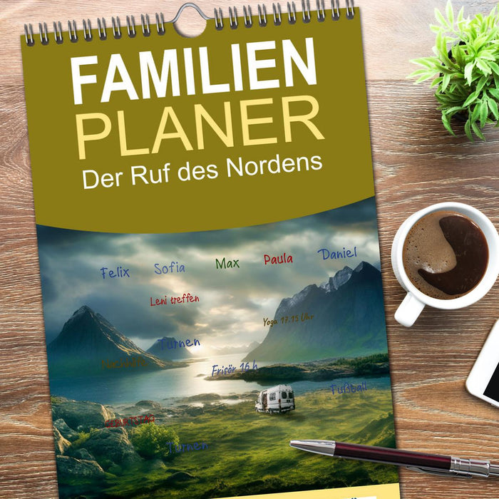Der Ruf des Nordens (CALVENDO Familienplaner 2026)