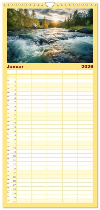 Der Ruf des Nordens (CALVENDO Familienplaner 2026)