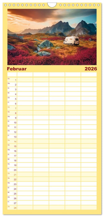 Der Ruf des Nordens (CALVENDO Familienplaner 2026)