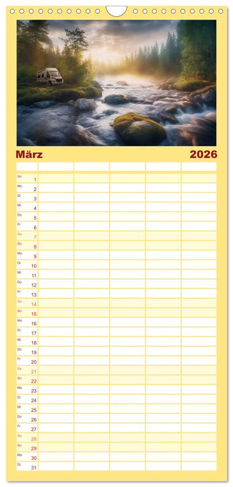 Der Ruf des Nordens (CALVENDO Familienplaner 2026)