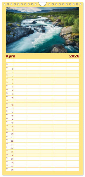 Der Ruf des Nordens (CALVENDO Familienplaner 2026)