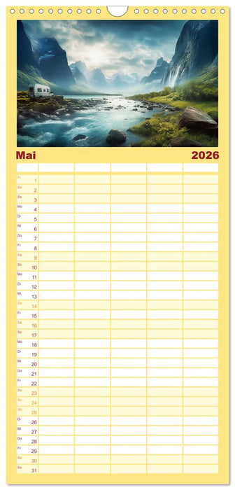 Der Ruf des Nordens (CALVENDO Familienplaner 2026)