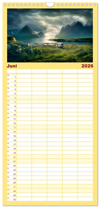 Der Ruf des Nordens (CALVENDO Familienplaner 2026)