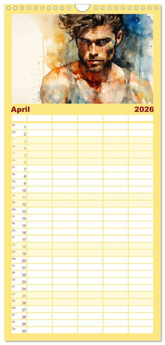 Tattoo trifft Kunst (CALVENDO Familienplaner 2026)