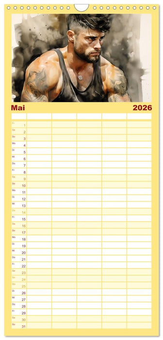 Tattoo trifft Kunst (CALVENDO Familienplaner 2026)