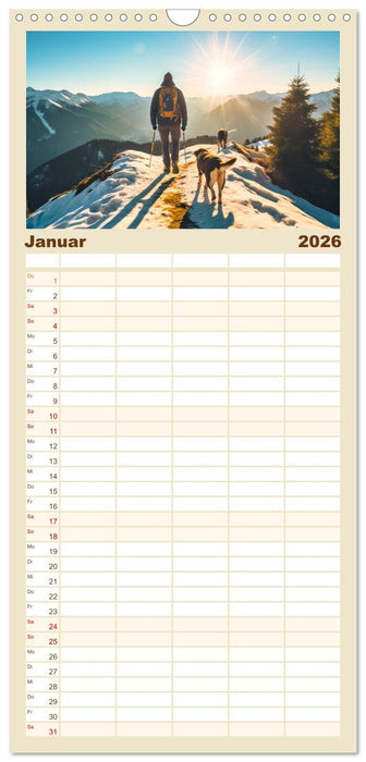 Alm Leben - Meine Liebe zum Bergbauernhof (CALVENDO Familienplaner 2026)