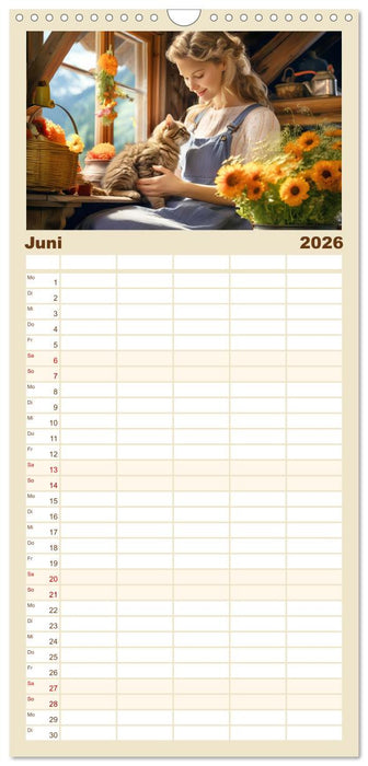Alm Leben - Meine Liebe zum Bergbauernhof (CALVENDO Familienplaner 2026)