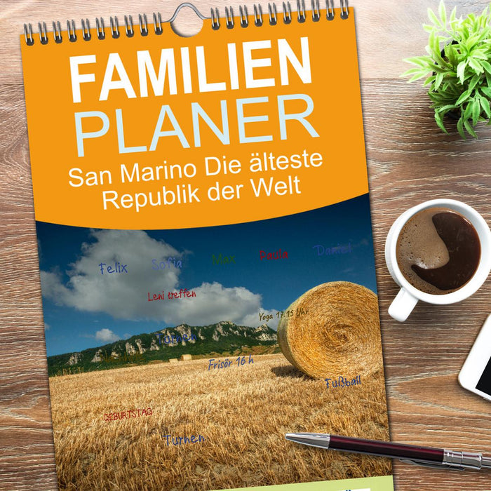 San Marino Die älteste Republik der Welt (CALVENDO Familienplaner 2026)